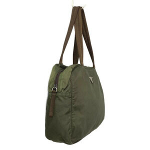 Prada brown handbag dark Green Khaki